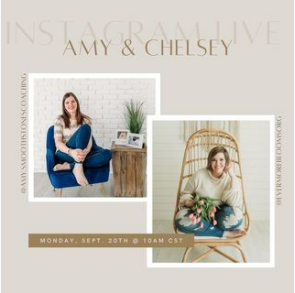 You are currently viewing {GUEST SPOT} Instagram live with Amy & Chelsey